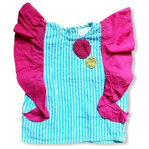Masala Baby | Ruffle Sleeve Blouse (2T)